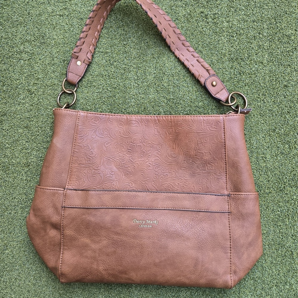 Darcy Marks London Handbag Cognac Brown